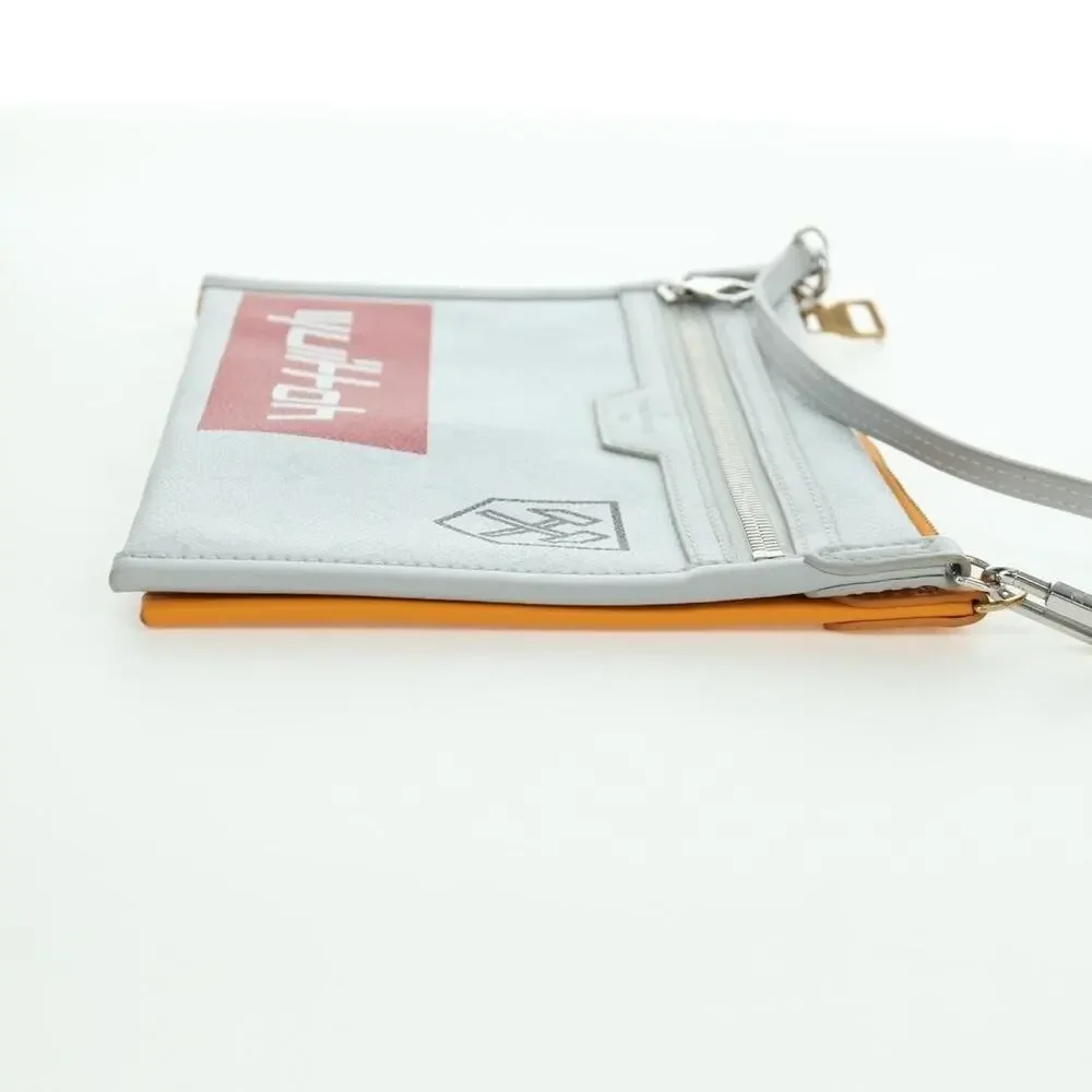 Louis Vuitton Monogram Flat Messenger Shoulder Bag Yellow